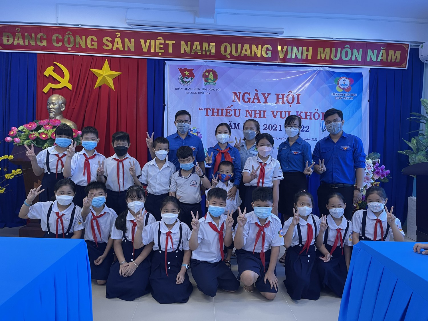 LIÊN ĐỘI TRƯỜNG TIỂU HỌC TRẦN VĂN ƠN TỔ CHỨC NGÀY HỘI “THIẾU NHI VUI KHOẺ - TIẾN BƯỚC LÊN ĐOÀN” NĂM HỌC 2021 - 2022
